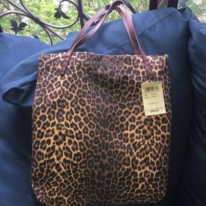 Lucky Brand Leopard Tote